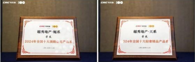 三大项目荣膺克而瑞2024全国十大作品越秀地产产品力打造全面发力(图2)