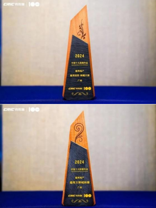 三大项目荣膺克而瑞2024全国十大作品越秀地产产品力打造全面发力(图3)