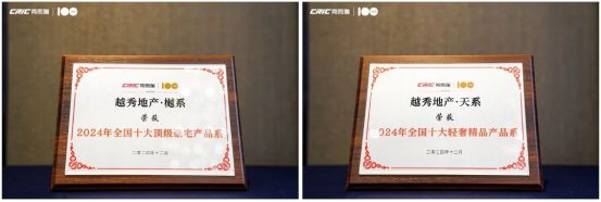 实力见证！越秀地产“樾系”“天系”获克而瑞2024全国十大产品系殊荣(图3)