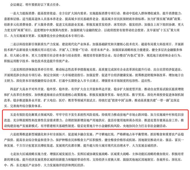 中央经济工作会议再次强调2025年房地产市场走向(图3)