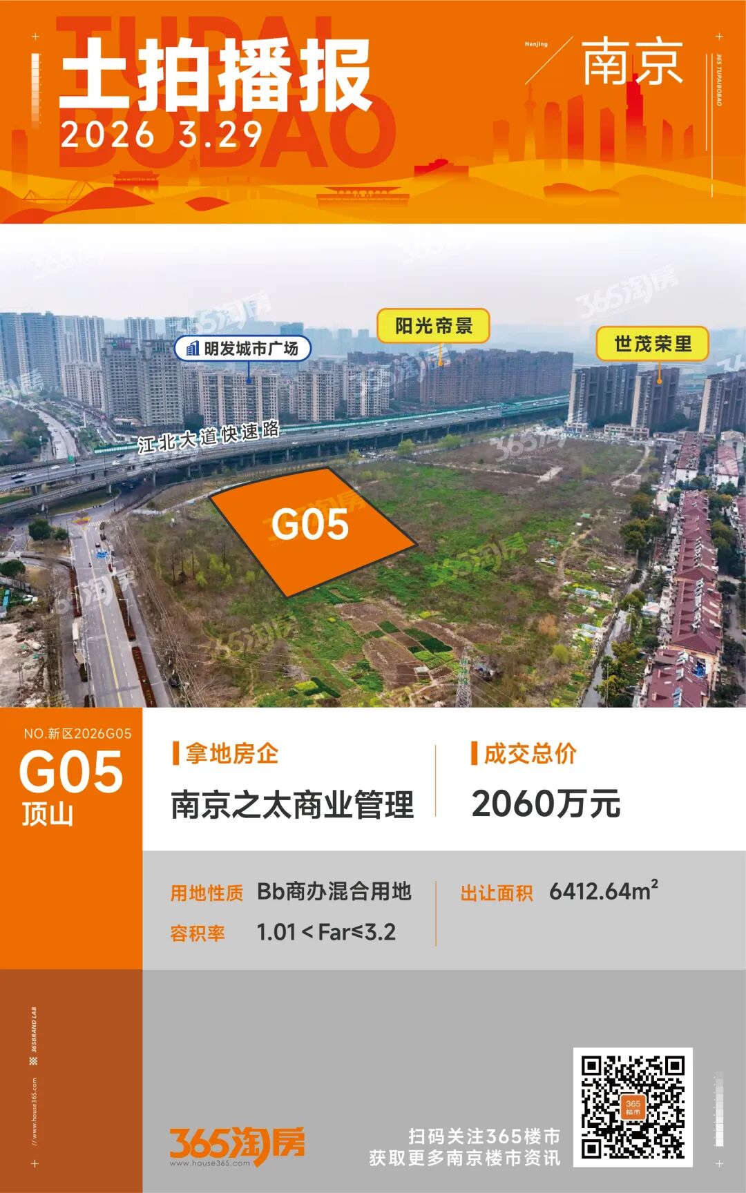 7块地火速卖出！南京新年首场土拍落幕！金茂重回南部新城！(图1)